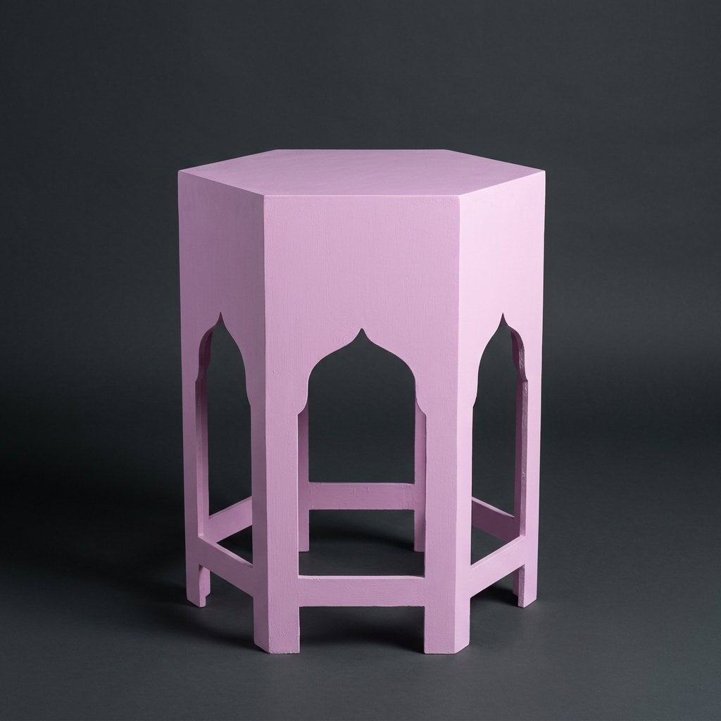 Hexagonal Moroccan Side Table