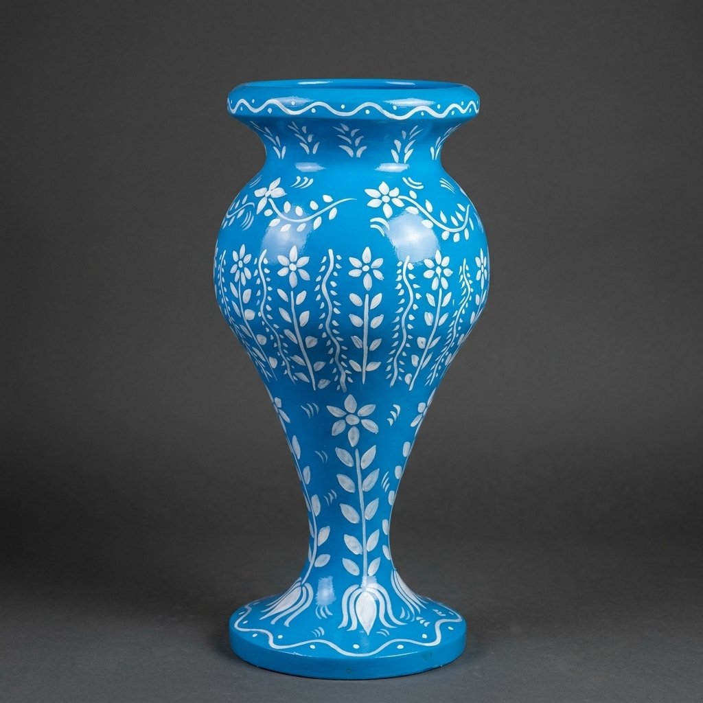 Floral Hand-Painted Vase — 312