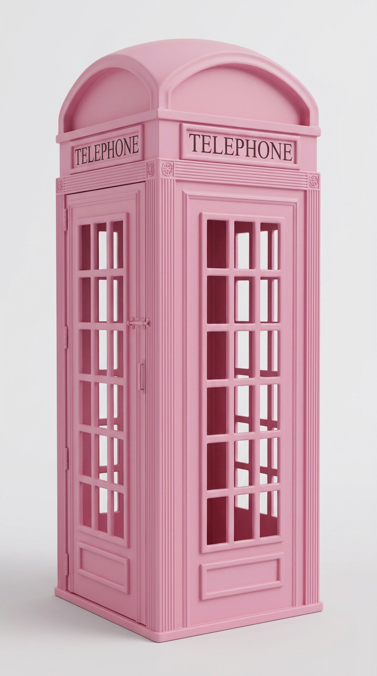 Pink Telephone Booth