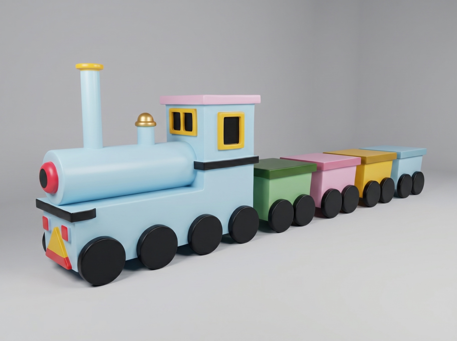Pastel Train Studio