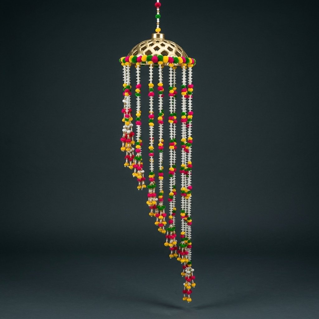 Decorative Hanging Pom Jhumka