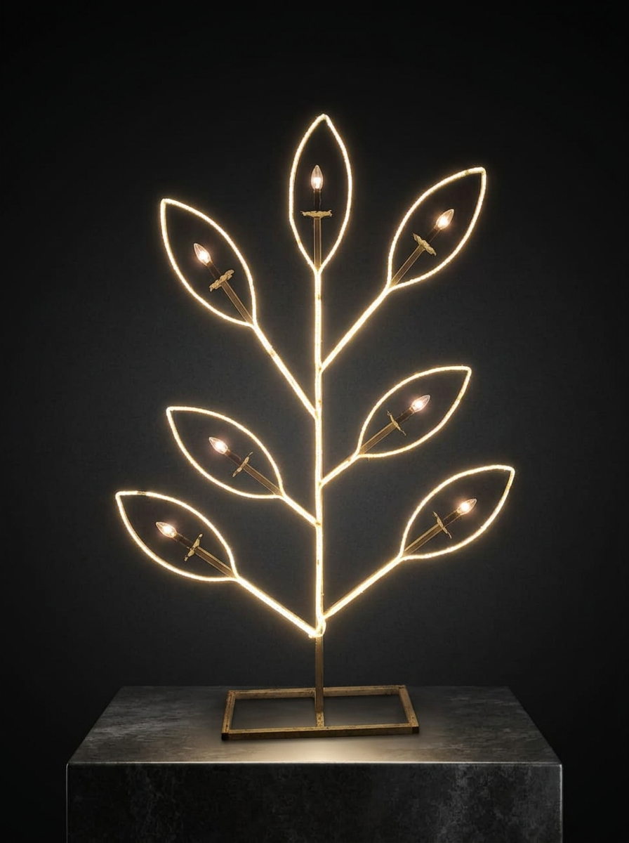 LED Leaf Branch Candle Tree