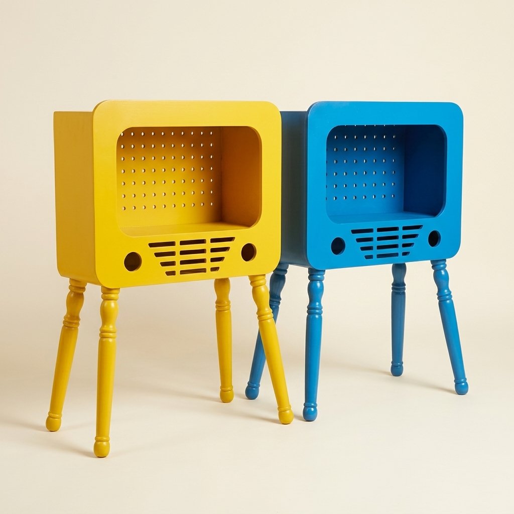 Retro TV Side Tables