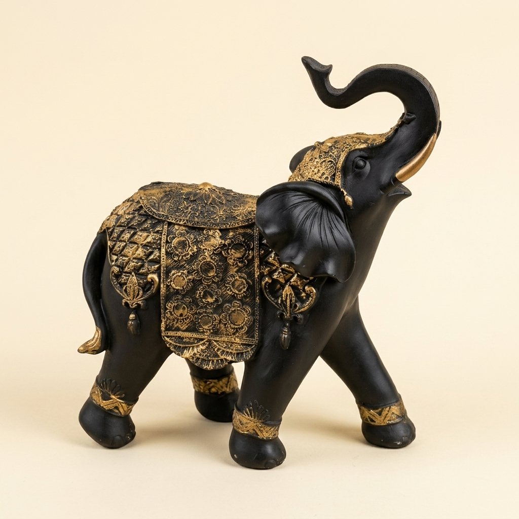 Ornate Elephant Figurine