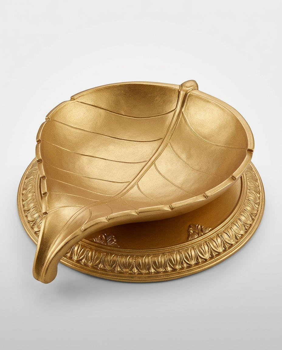 Gold Leaf Platter