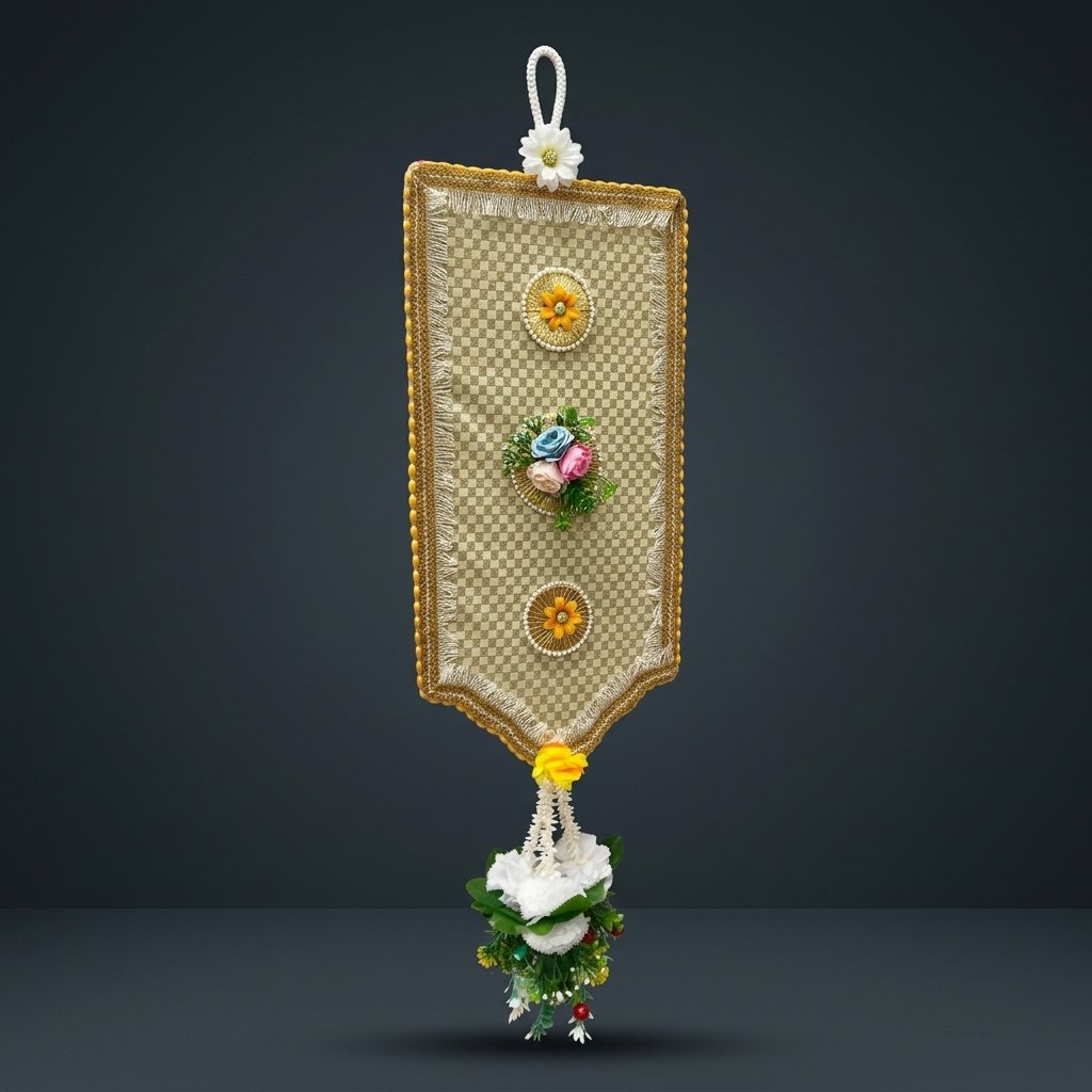 Floral Fabric Wall Hanging