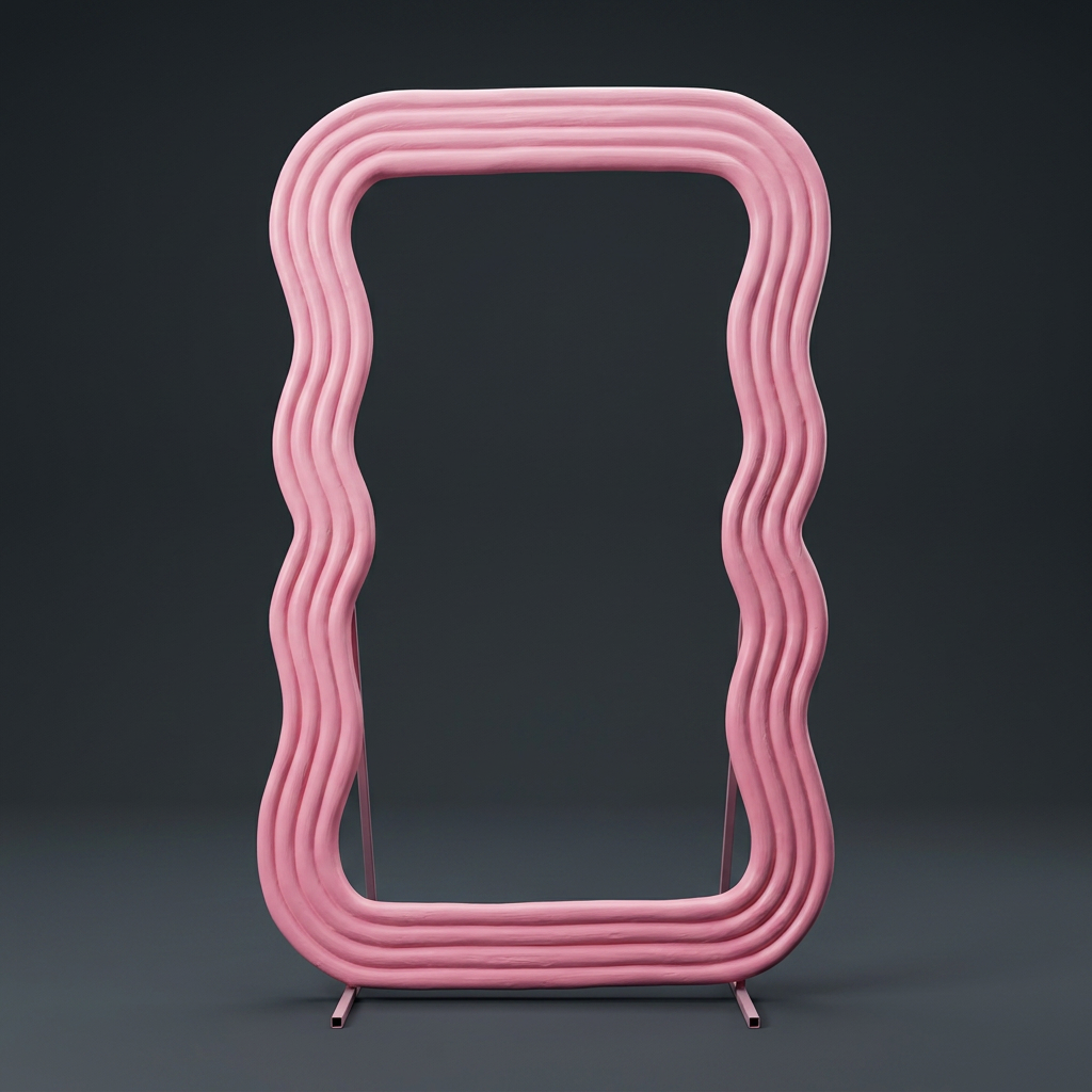 Ripple Frame Gate in Bubblegum