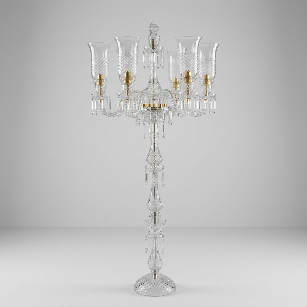 Candelabra Crystal Tall
