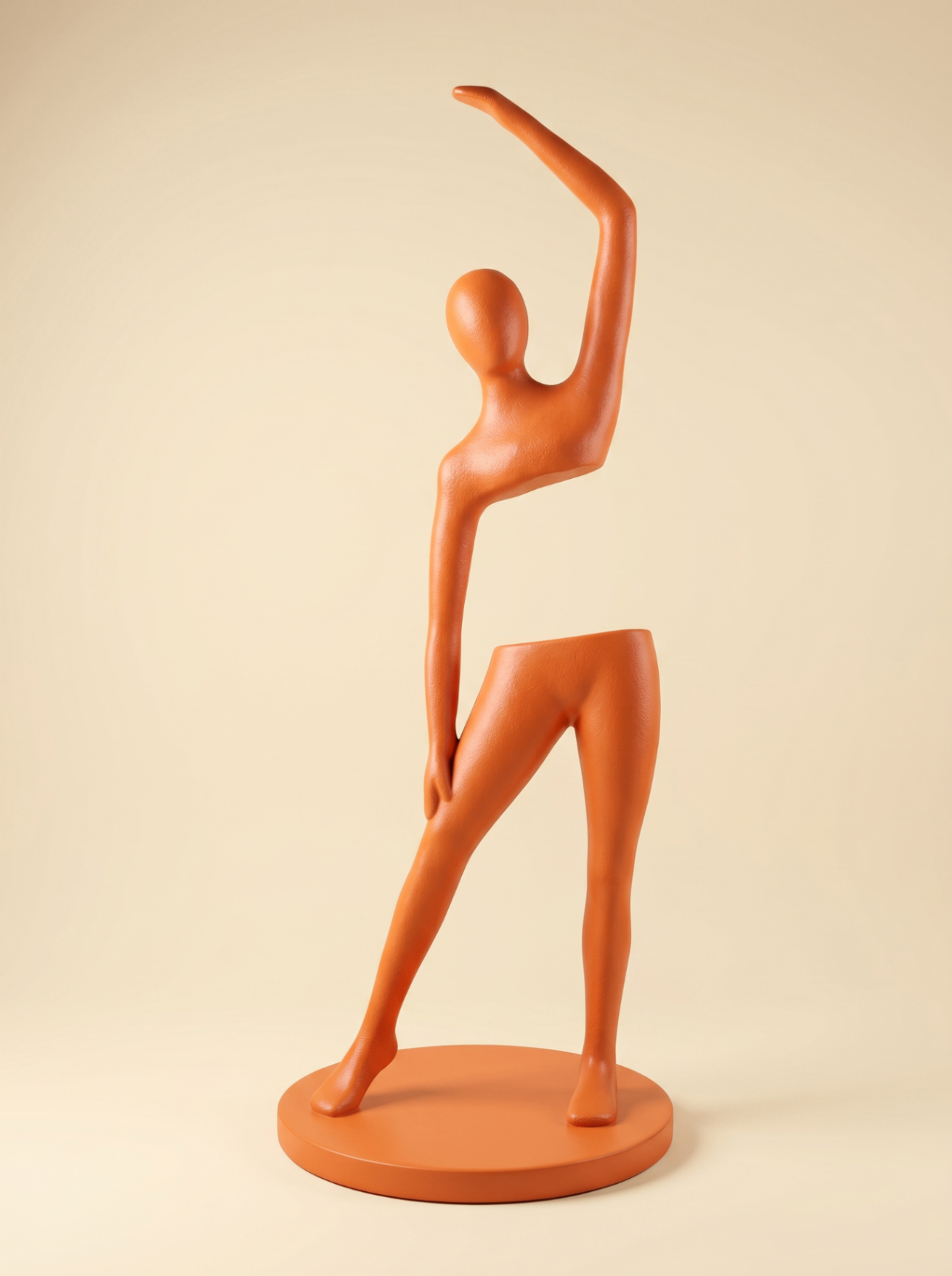 Product Dancer Sculpture Orange