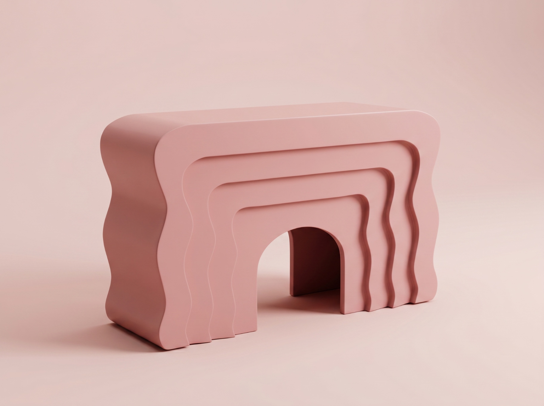Pink Wavy Console Studio