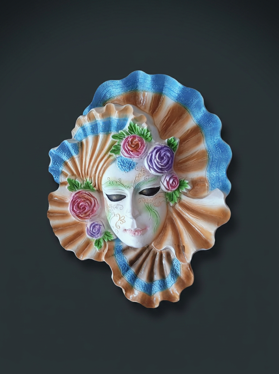 Venetian Wall Mask in Hand-painted