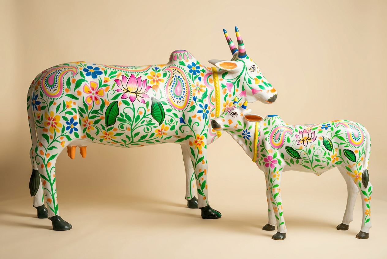 Product Floral Cows