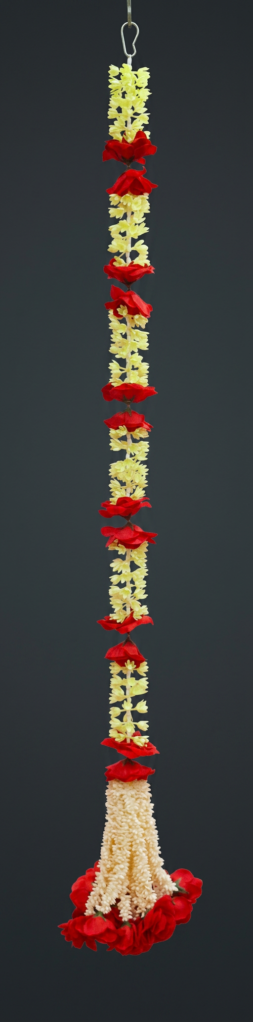 Rose Jasmine Garland in Scarlet & Lemon