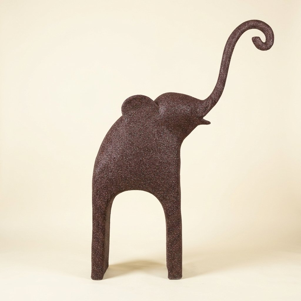 Stylized Elephant Figurine