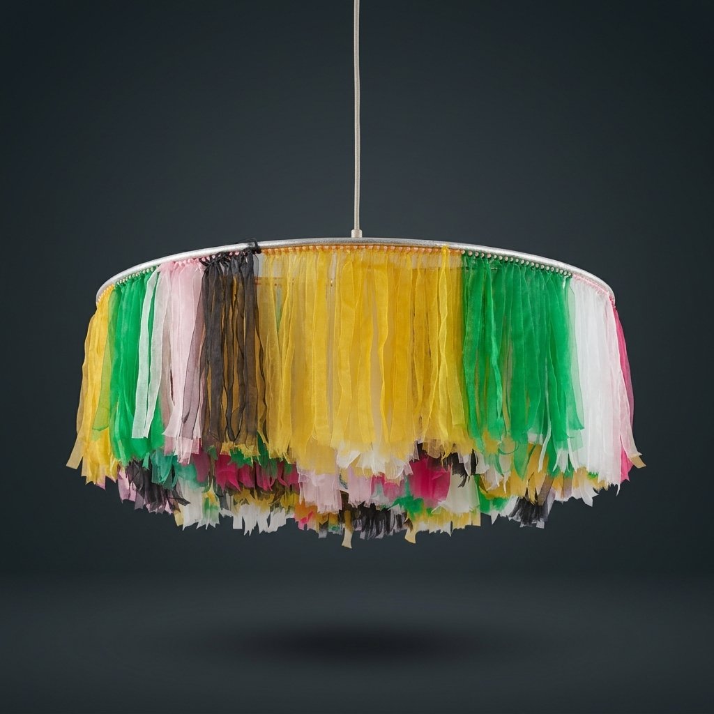 Tassel Drum Pendant Light