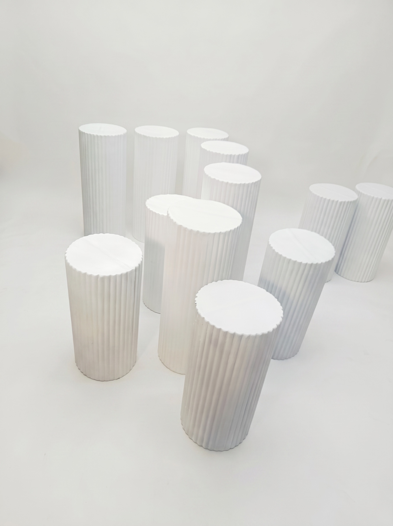 Fluted Pedestals