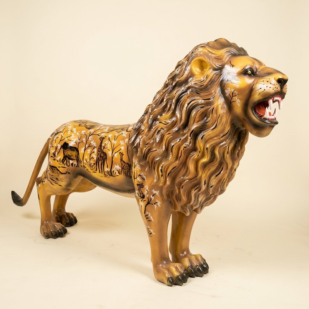 Lion Safari Sculpture