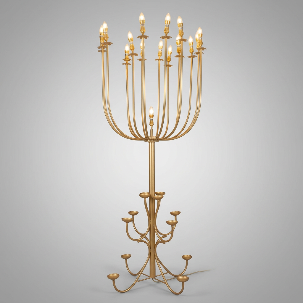 Candelabra Tall Gold