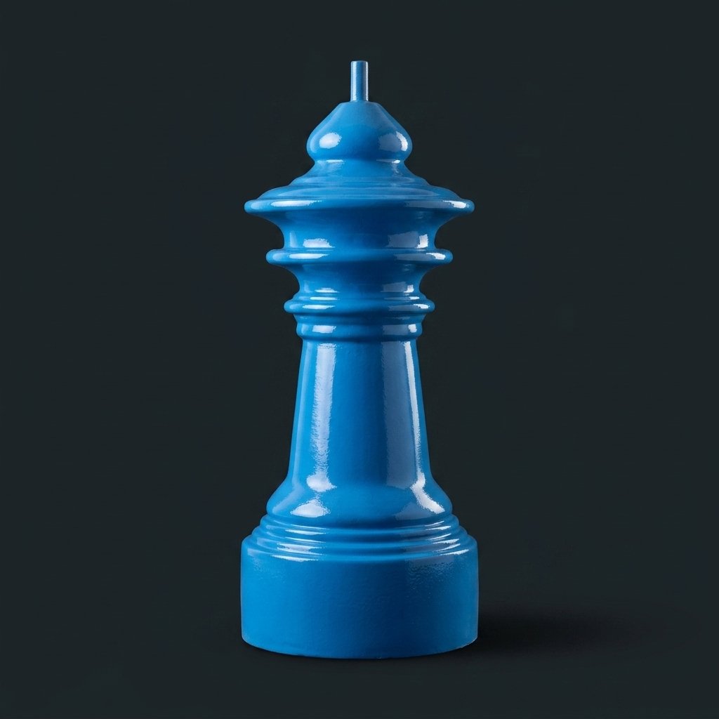 Ceramic King Chess Piece