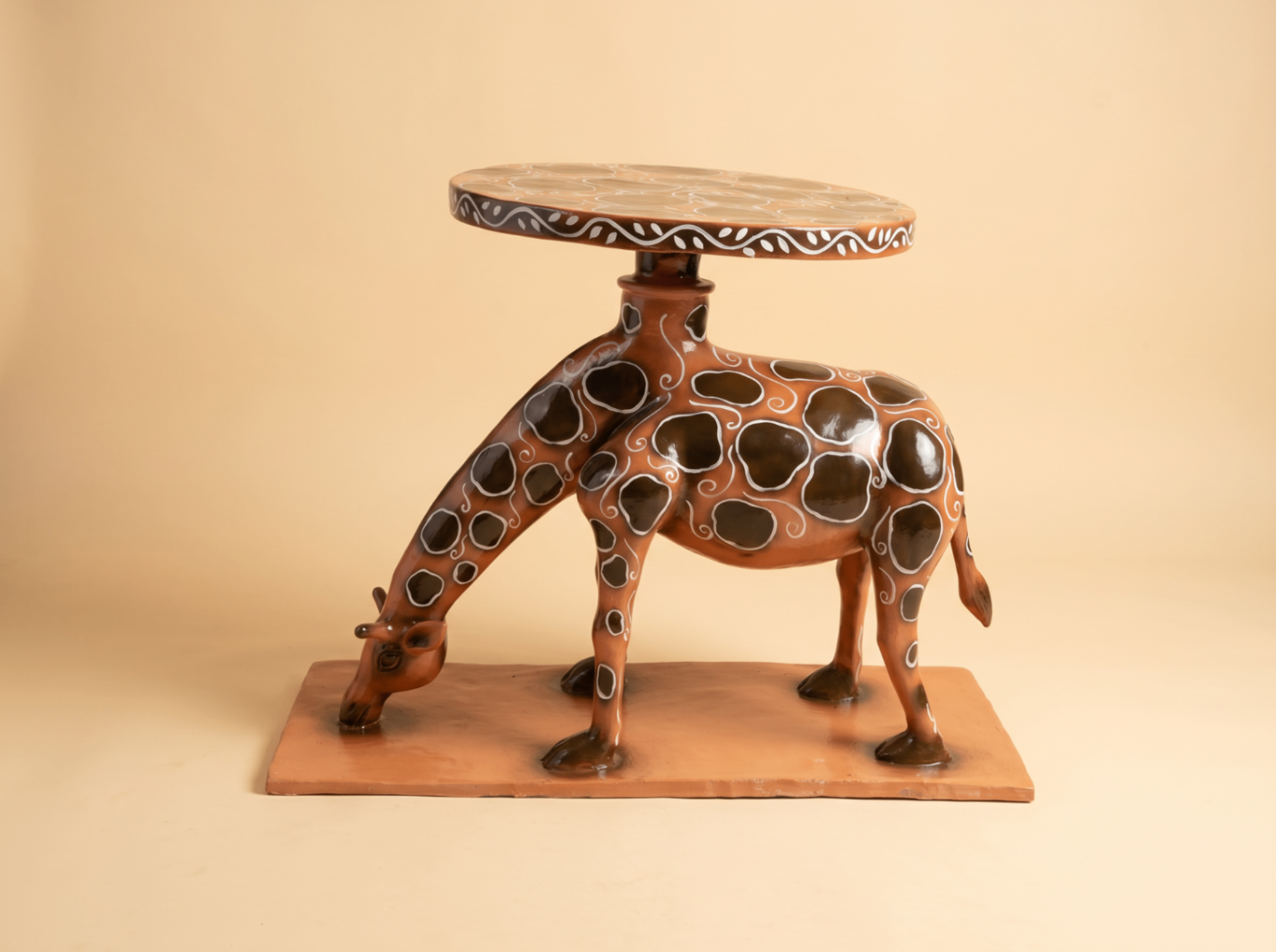Product Terracotta Giraffe Table