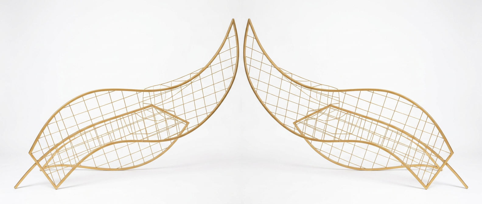 Gold Wing Backdrop Panel Pair