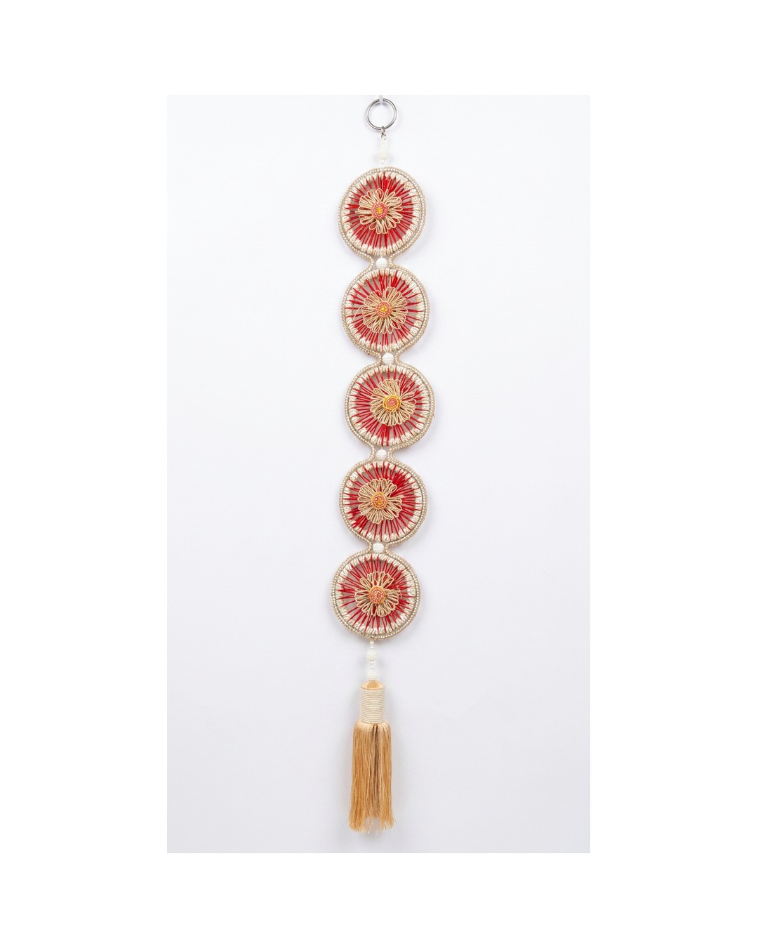 Red Gold Five Disc Hanging