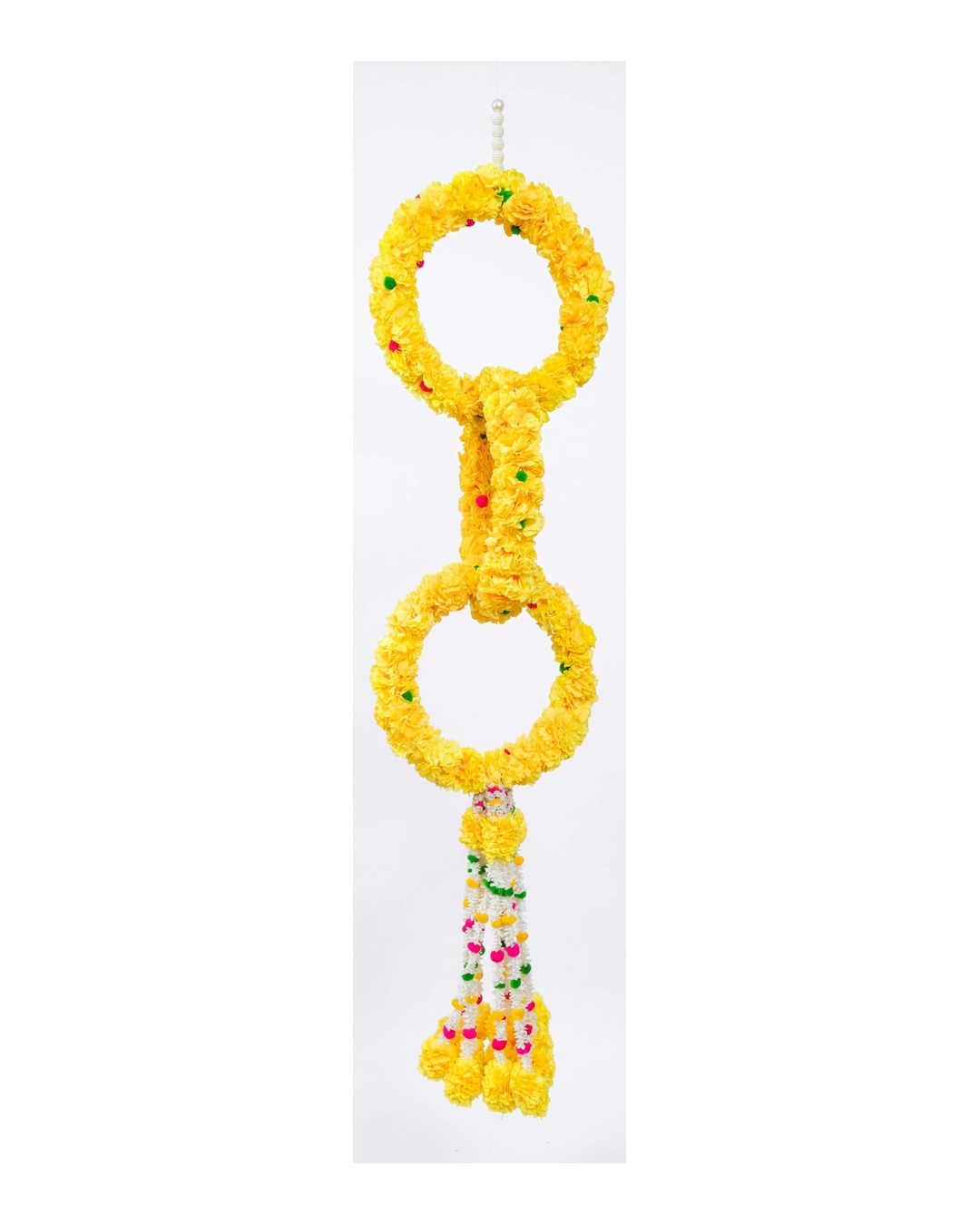 Double Ring Floral Hanging