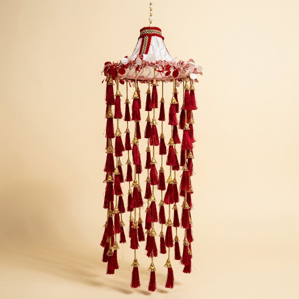 Red Tassel Hanging Decor