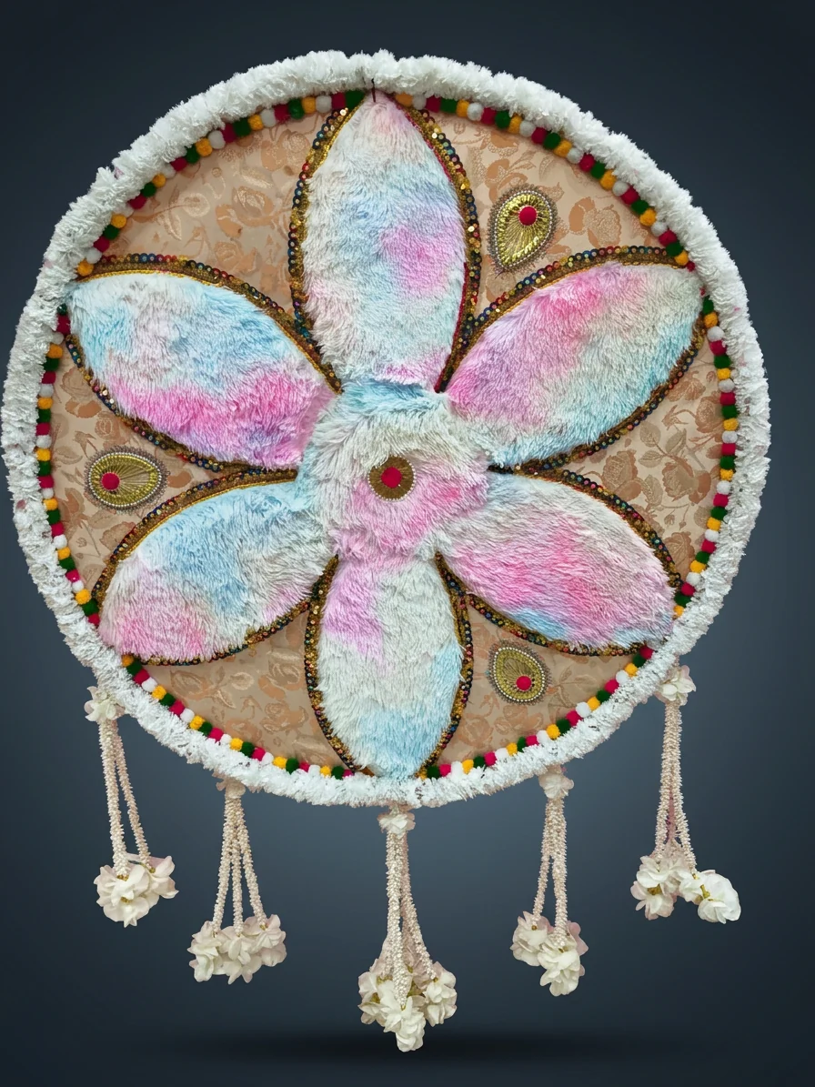 Pastel Lotus Petal Wall Disc