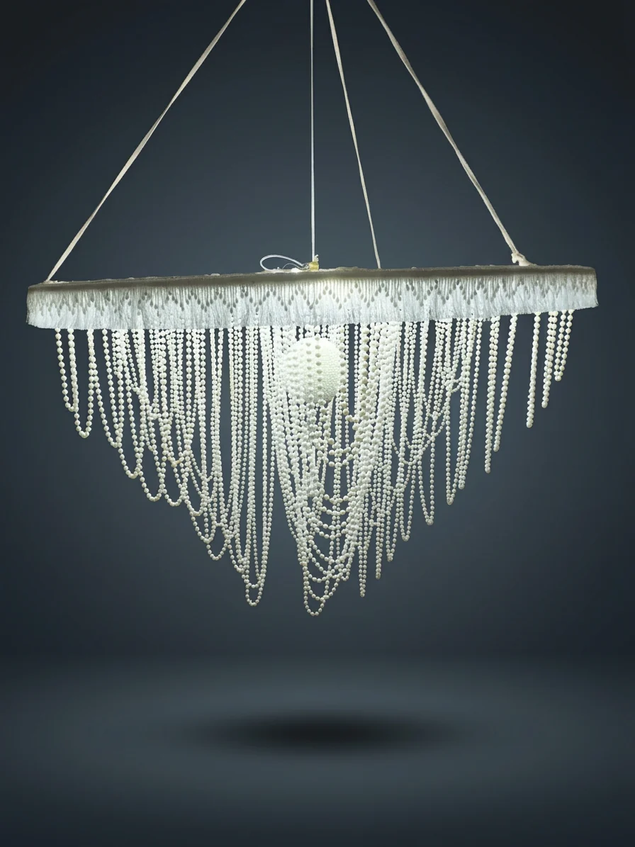 Pearl Strand Round Chandelier