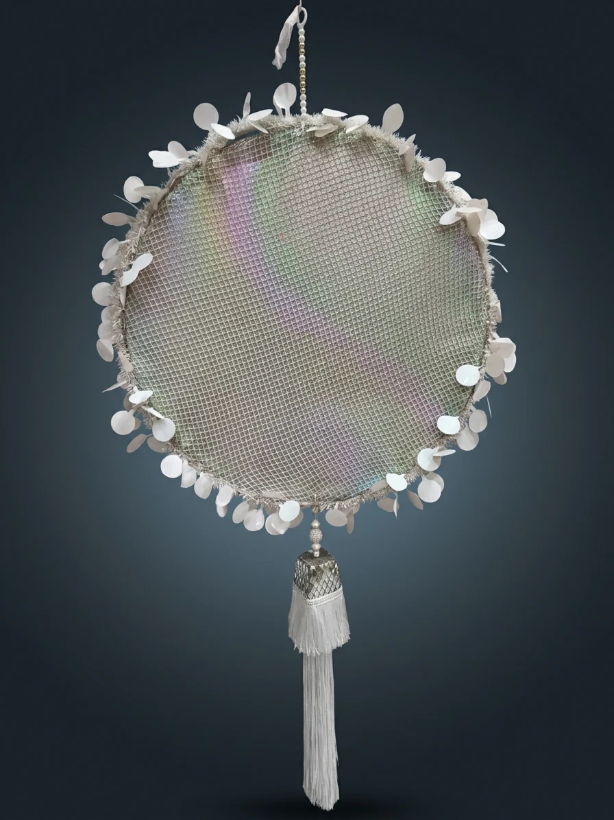 Shell Fringe Round Hanging