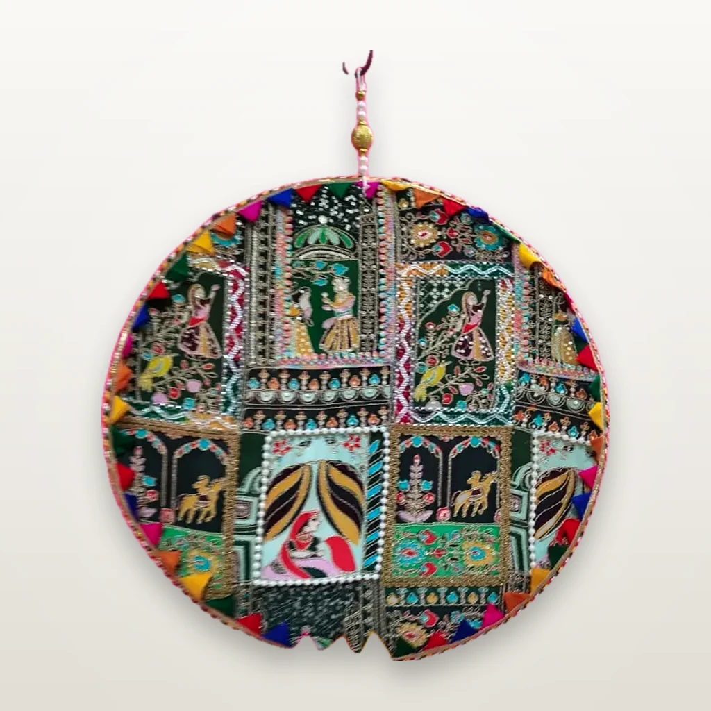 Pichwai Round Wall Hanging
