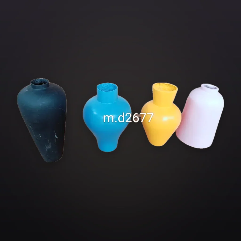 Matte Ceramic Vase Set of Four
