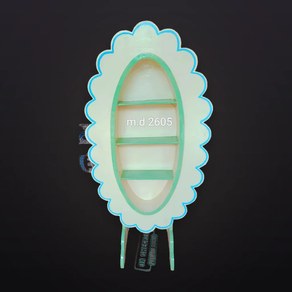 Mint Oval Display Shelf