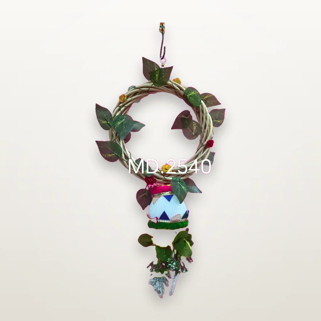 MD-2540 Green Leaf Ring Hanging