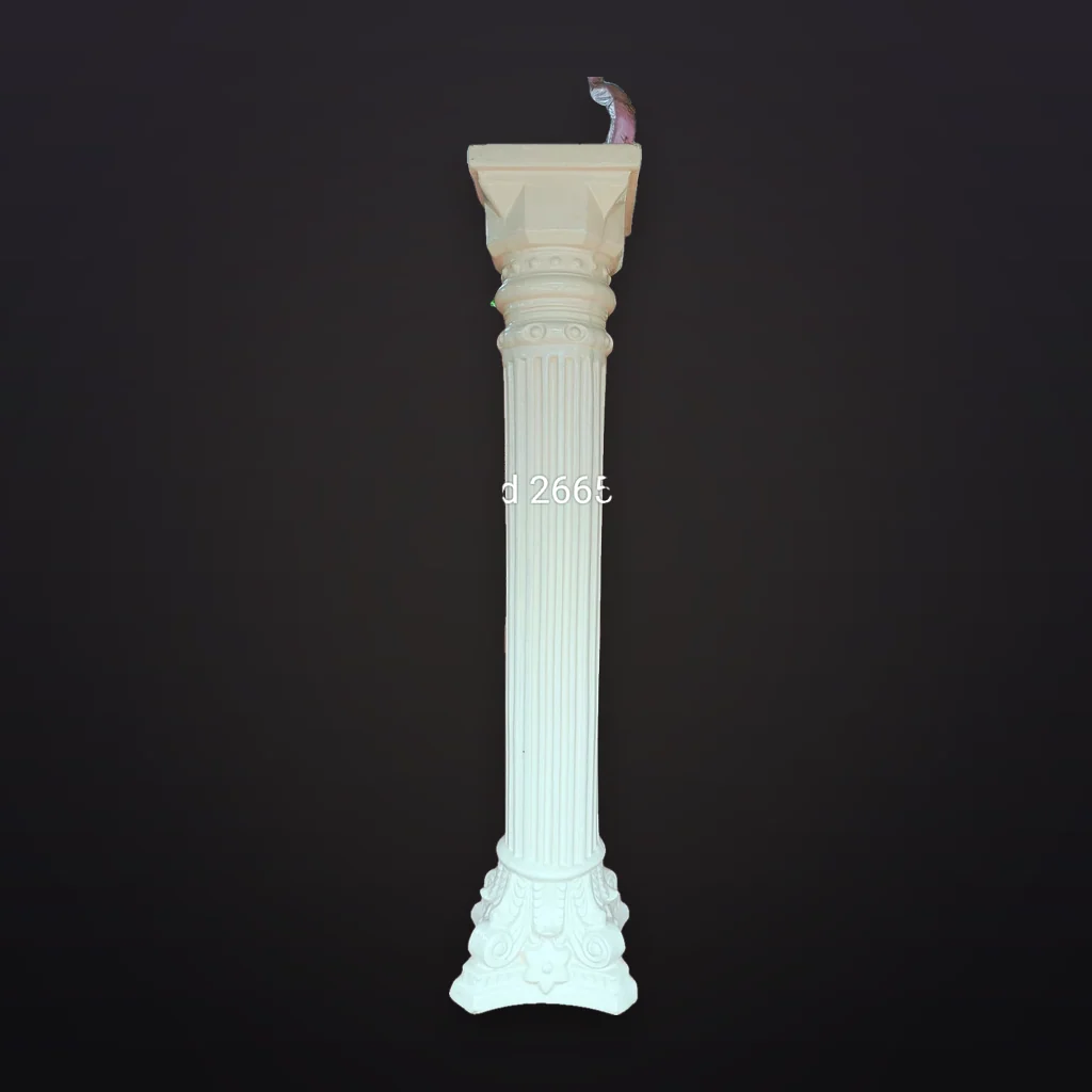 White Roman Pillar Pedestal