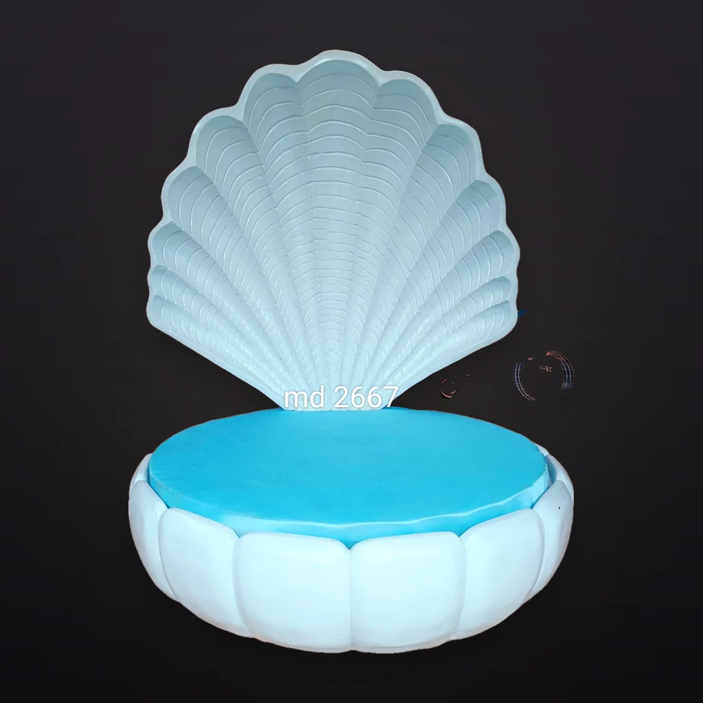 White Shell Seating Prop