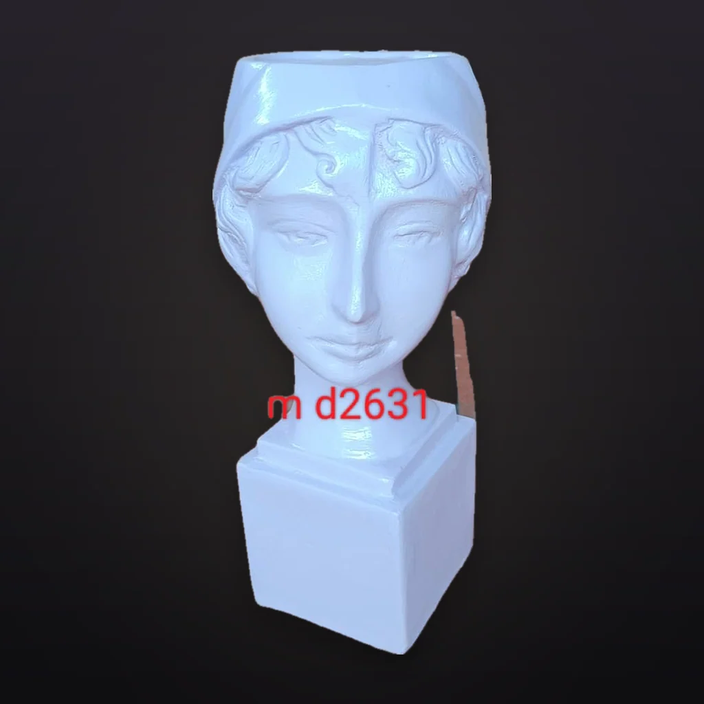 Lilac Grecian Face Planter Bust