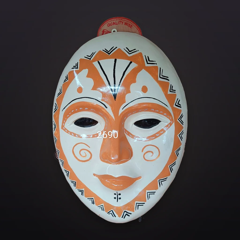 Tribal Painted Face Mask Panel