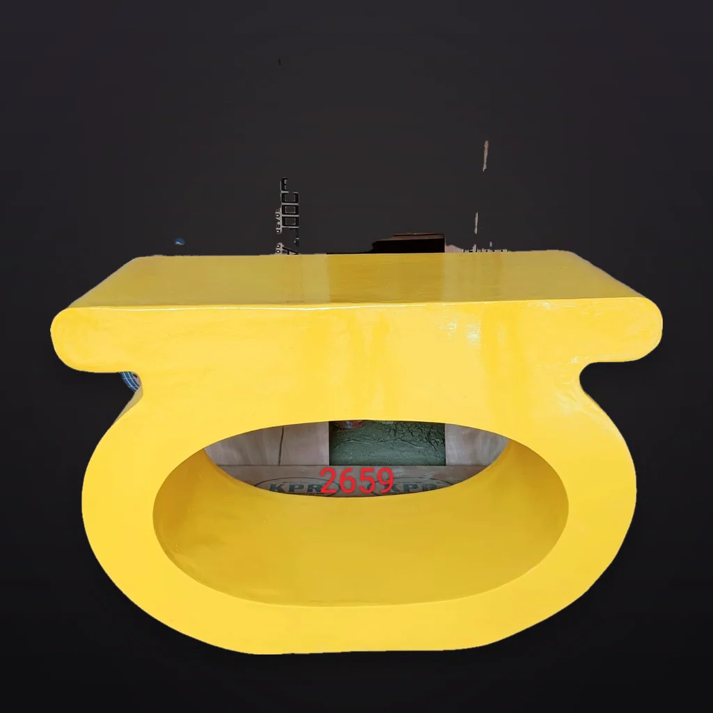 Yellow Ring Console Table