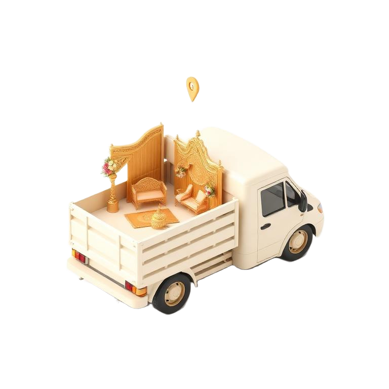 Delivery & on-site setup