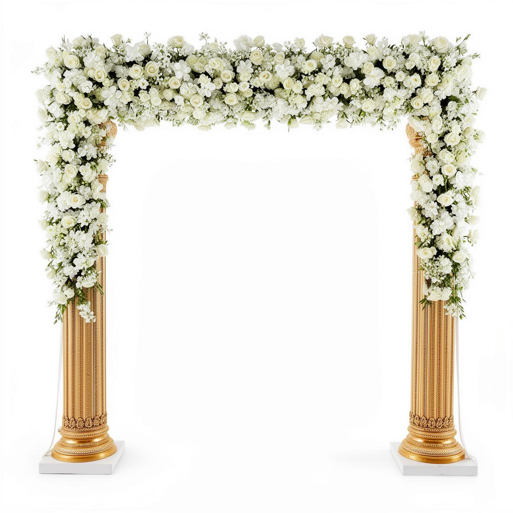 Ivory Bloom Entrance Arch